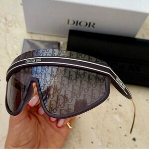 New! Dior Club M2U 31B8 Sunglasses, Monogram Lenses, Authentic!